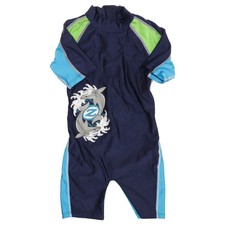 Zunblock, Sonnenschutzkleidung, Größe: 98/104, Elasthan/Polyamid, Blau/Grün #IOk