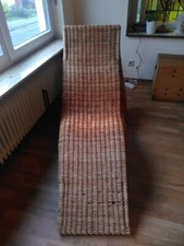 Rattanliege, Ikea Rattanliege Karlskrona mit Nackenkissen, Relaxliege