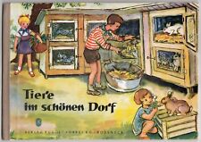 Tiere im schönen Dorf, Pappbilderbuch, DDR
