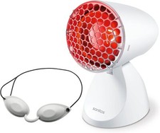 Sanitas SIL 06 Infrarotlampe mit Schutzgitter Wohltuende Wärme Heilung 100 Watt