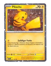 Pokemon Pikachu Cosmo HOLO TEF 051 Einzelkarte - DEUTSCH - Promo Karte