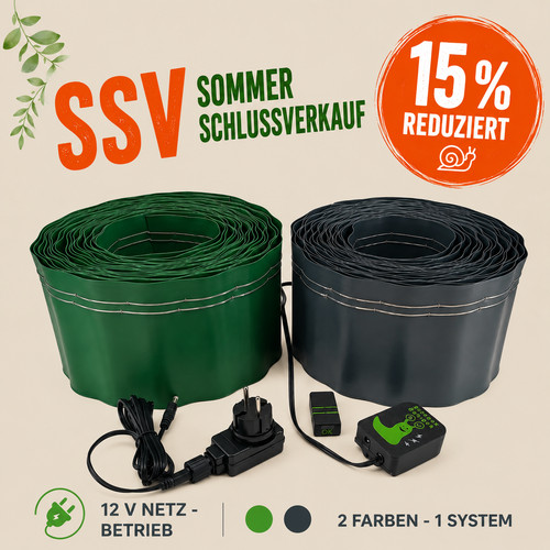 Elektrischer schneckenzaun set - elektrischer,