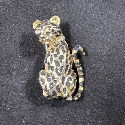 Vintage brosche leopard - vintage,