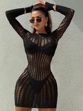 Sexy schwarzes transparentes