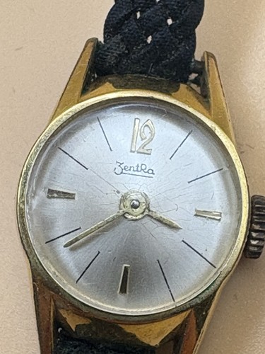 Vintage zentra armbanduhr walz - armbanduhr,