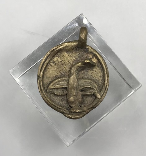 Seltenes bronze amulett - bronze,