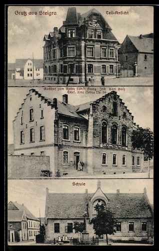 Steigra teilansicht gasthof - steigra,, teilansicht,