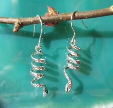 ? Ohrringe Schlange indianisches Horoskop November Sterling Silber 925