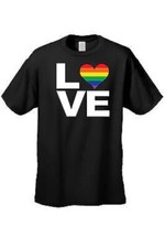 UNISEX T-SHIRT LGBT REGENBOGEN