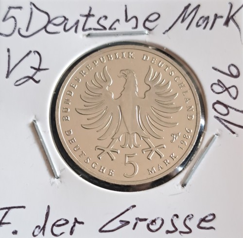 1986 gedenkmünze - 5, dm