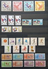 England 1966 Postfrisch Fußball Weltmeisterschaft Briefmarken Sammlung Fussball