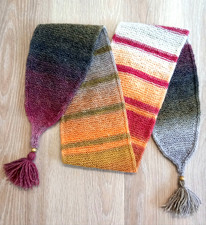 Schal Scarf handgestrickt