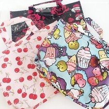 Kleine Tragetasche Tasche Shopper MADONNA Preppy Design Cherry Rose Musthave  