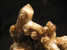 Quarz xx / Rauchquarz xx, Anatas xx - Val Cavrein, Vorderrheintal,  Schweiz