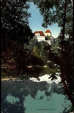 Bieberstein bei Reinsberg Sachsen 1911 Schloss color AK gelaufen n. Wittgensdorf
