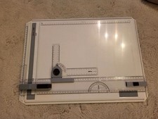 Rotring Zeichenbrett A3 mit Zubehör Set Zeichenplatte Schreibtafel Lineal Zirkel