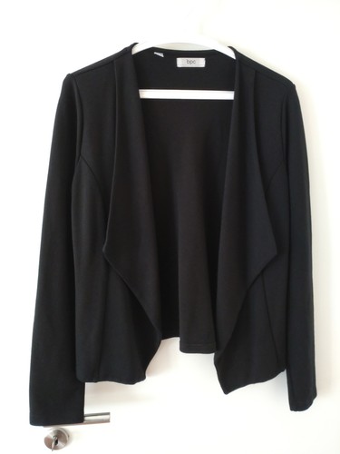 Schwarzer shirt blazer - shirt-blazer, mit