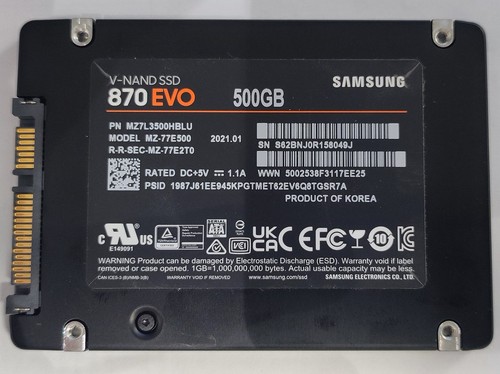 Samsung ssd 870 - 500, –