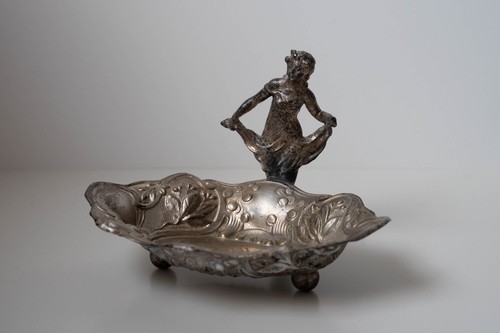 Jugendstil schale dame - schale, 1900