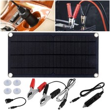 50 Watt 12V Solarpanel Monokristallin Solarmodul Photovoltaik Wohnmobil Camping