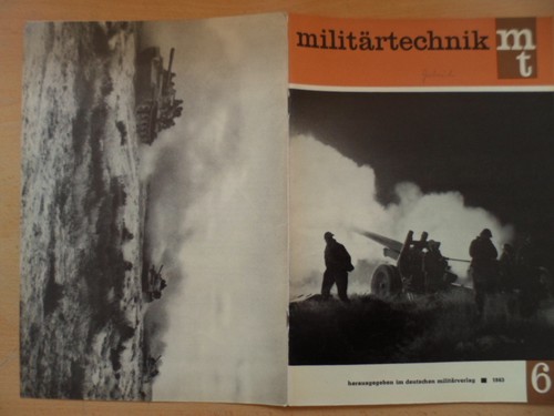 Militärtechnik 1963 - militÄrtechnik, 6/1963