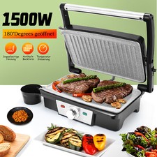 Großer Kontaktgrill Sandwiches Toasten 2 antihaft Platten Antihaftbeschichtet