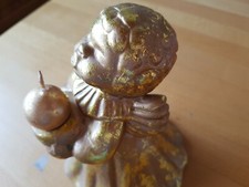 Goldiger Engel mit Kerze shabby Hygge Wunderschöne Stimmungsvolle Deko