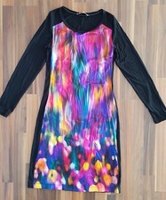 Anja Gockel Damen Langarm Seidenkleid,Gr.38.