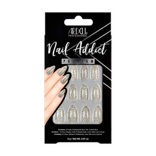 Grey python nageldesign - grey, set