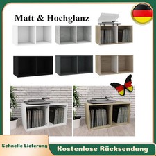 Vinyl Schallplatten Aufbewahrungsbox Ordnungsbox Regal Spanplatte mehrere Auswah