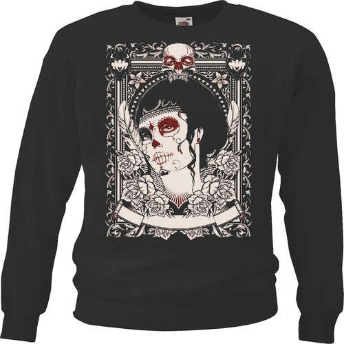 Sweatshirt vintage skull - sweatshirt,