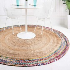 Teppich Rund Geflochten