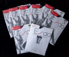 8x ESDA 20den halterlose Nylons / Straps Strümpfe Gr. IV extra lang und weit
