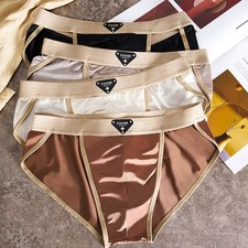 Satin Satin Slips Sexy Hosen Dessous Knickers Atmungsaktive Unterwäsche Uns ?