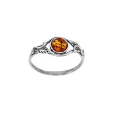 Zauberhafter bernstein ring - bernstein,