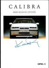 Opel Calibra Prospekt 9.1994   Keke Rosberg Edition   neuwertig !!!