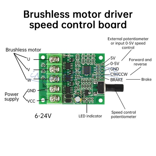 Phase brushless motor - 3-phase,