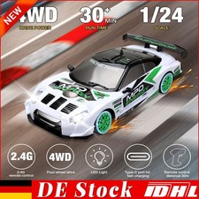1:24 RC Drift Car Ready to Run Rennauto Fernbedienung 4WD Mini Spielzeug 2,4G DE