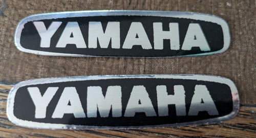 Original yamaha silber alu - 2x,