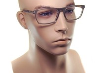 Tom Ford Herren Brille 5295 020 56mm Rechteckig Quadrat Rahmen Matt Grau Brown