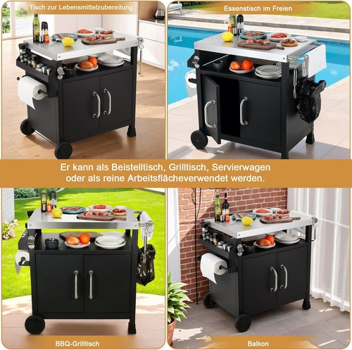 Grillwagen etagen - grillwagen, 3-etagen