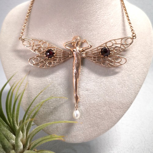 Jugendstil granatschmuck - jugendstil,
