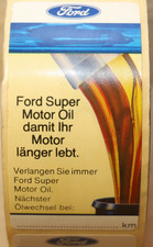 Original Ford Ölzettel 100x