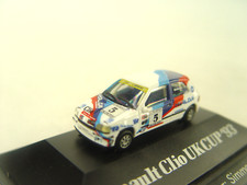 Renault Clio UK Cup 93 Rennfahrzeug  - Herpa Automodell 1:87 - #173  #E - gebr.