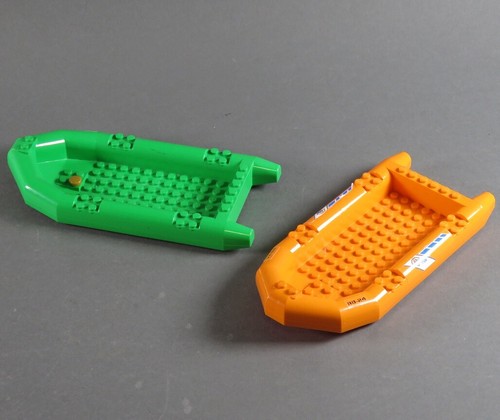 Lego schlauchboot grün - 2x,