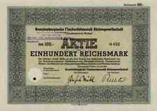 Brandenburgische Flachsröstanstalt 1938 Christianstadt Bober Krzystkowice 100 RM