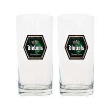 2x Diebels Alt Bierglas Stange