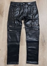 Herren Kunstlederhose /