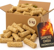 10kg Anzündsticks Kaminanzünder Holzwolle Grillanzünder Feueranzünder Presslinge