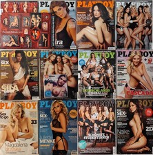 12 x Playboy: kompletter Jahrgang 2011  (12 Hefte) mit PB-Jahreskalender & DVD